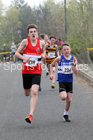 Boys and girls under-15s road race, 2019 Elswick Harirers Good Friday Road Relay, Newburn, Newcastle. Photo:  David T. Hewitson/Sports for All Pics